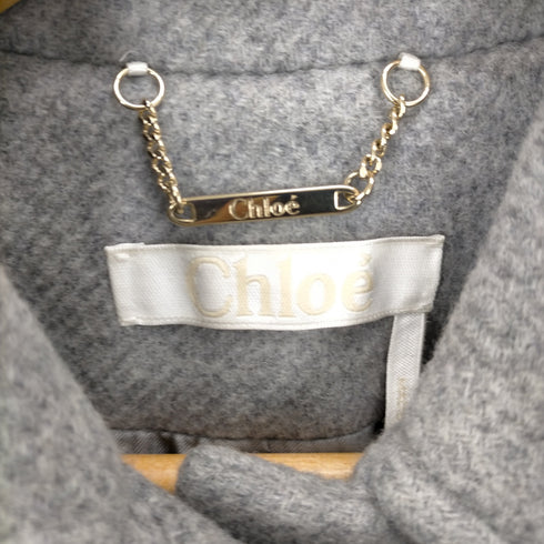 クロエ Chloe ショートケープコート ステンカラーコート アウター レディース JPN:34