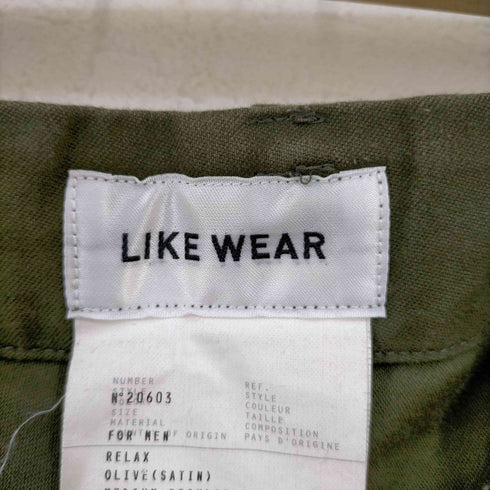 LIKE WEAR ベイカーパンツ ジップフライ メンズ