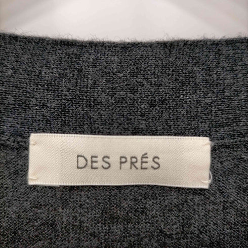 デプレ DES PRES 21AW ウーステッドウールシルク Vネックカーディガン レディース import:S