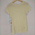 マーガレットハウエル MARGARET HOWELL 22SS FINE COTTON JERSEY コットン ジャージー カットソー Uネック 半袖 F ライトイエロー 黄色 レディース FREE