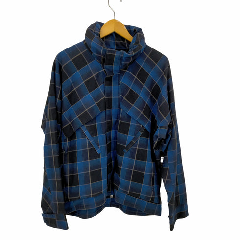 ノンネイティブ nonnative STROLLER BLOUSON COTTON TWILL PLAID ジャケット ジップアップ フード チェック メンズ JPN:2