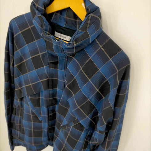 ノンネイティブ nonnative STROLLER BLOUSON COTTON TWILL PLAID ジャケット ジップアップ フード チェック メンズ JPN:2