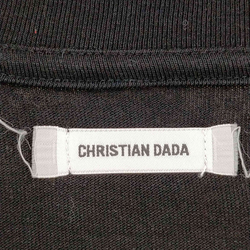 クリスチャンダダ CHRISTIAN DADA 19SS Flower Embroidery Oversized T-shirt Tシャツ カットソー プルオーバー コットン オーバーサイズ フラワー刺繍 レディース JPN:36