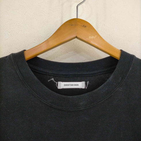 クリスチャンダダ CHRISTIAN DADA 19SS Flower Embroidery Oversized T-shirt Tシャツ カットソー プルオーバー コットン オーバーサイズ フラワー刺繍 レディース JPN:36