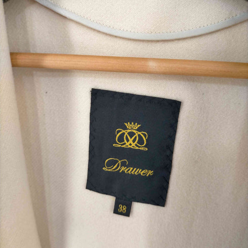 ドゥロワー Drawer コクーンコート ノーカラー レディース