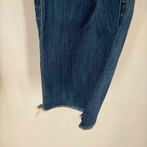 マザー mother THE RASCAL FRAY ストレッチデニムパンツ ジーンズ ストレート カットオフ ジッパーフライ レディース 25