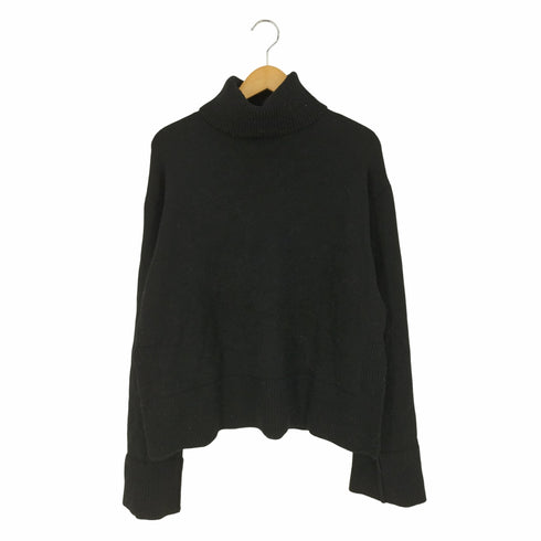ザラ ZARA KNIT SWEATER WITH TURN-UP CUFFS ターンアップ カフス ニットスウェット レディース import:L