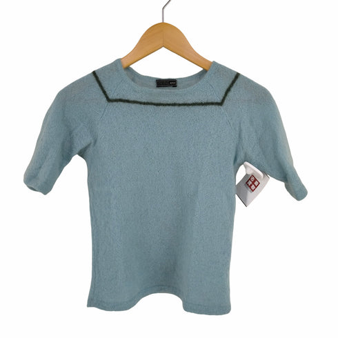 ミナペルホネン mina perhonen mohair T-shirt ニット セーター 半袖 クルーネック レディース