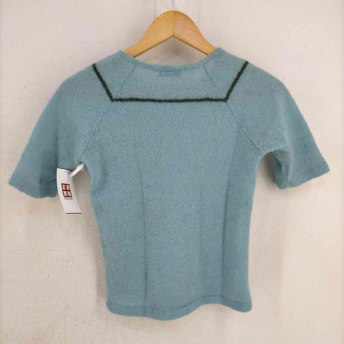 ミナペルホネン mina perhonen mohair T-shirt ニット セーター 半袖 クルーネック レディース