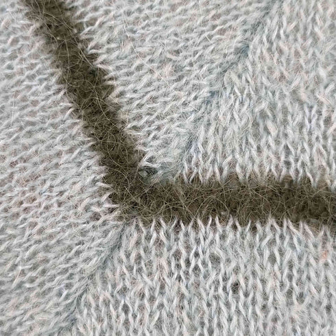 ミナペルホネン mina perhonen mohair T-shirt ニット セーター 半袖 クルーネック レディース