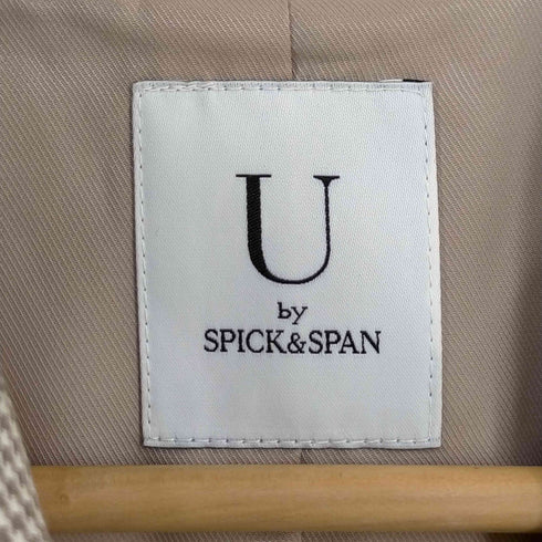 ユーバイスピックアンドスパン U by SPICK&SPAN 22SS オーバーテーラードチェックジャケット レディース JPN:36