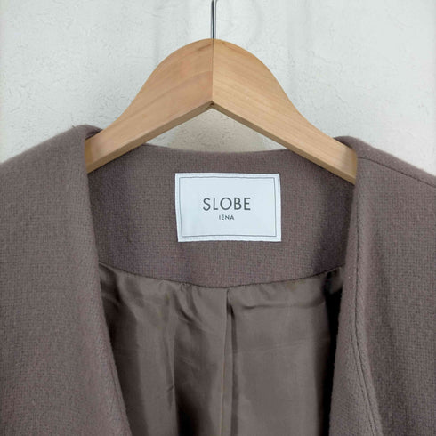 スローブイエナ SLOBE IENA 19AW JSダブルオックスコート ロング ノーカラー ベルト レディース FREE