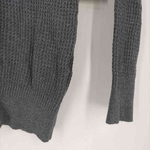 マオメイド mao made ワッフル編みタートルコットンニットプルオーバー レディース FREE