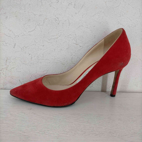 ジミーチュウ JIMMY CHOO ROMY 85 パンプス ポインテッドトゥ ハイヒール スエード レディース EUR:34