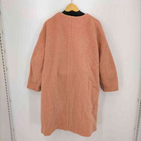 ビューティフルピープル beautiful people 16AW ベルトコクーンコート ノーカラーコート アウター ロング ウール レディース JPN:38