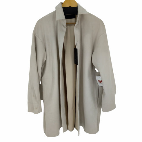 ティーエイチ th Oversized Shirt Cardboard Suede オーバーサイズシャツ メンズ JPN:0