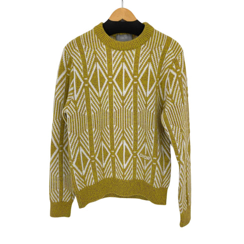 クリスチャンディオール Christian Dior 22AW CD Diamond Ski Capsule ダイヤモンド ラウンドネックニット セーター メンズ import:S