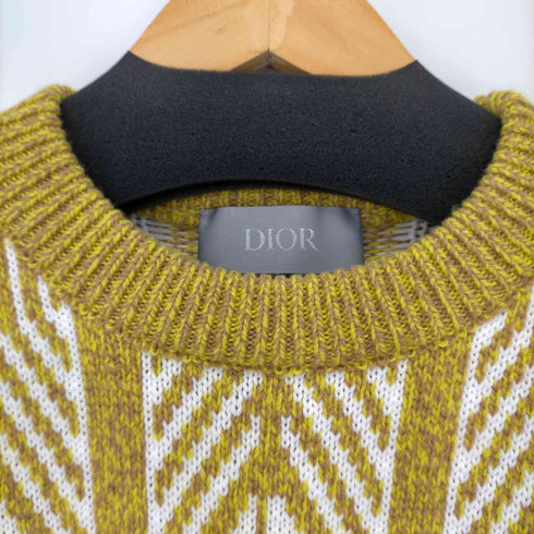 クリスチャンディオール Christian Dior 22AW CD Diamond Ski Capsule ダイヤモンド ラウンドネックニット セーター メンズ import:S