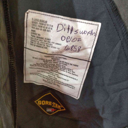 ユーエスネイビー US NAVY NWU ECWCS GEN2 TYPE1 08年度会計 GORE-TEX デジカモ ゴアテックスパーカー メンズ JPN:XL