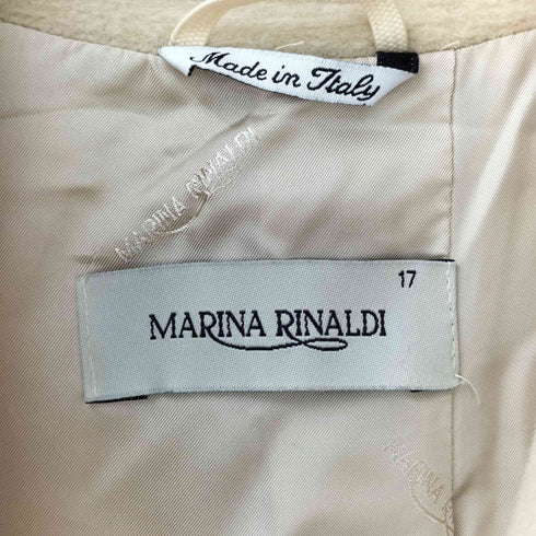 マリナリナルディ marina rinaldi カシミヤ混 シングル ステンカラーコート レディース JPN:XL