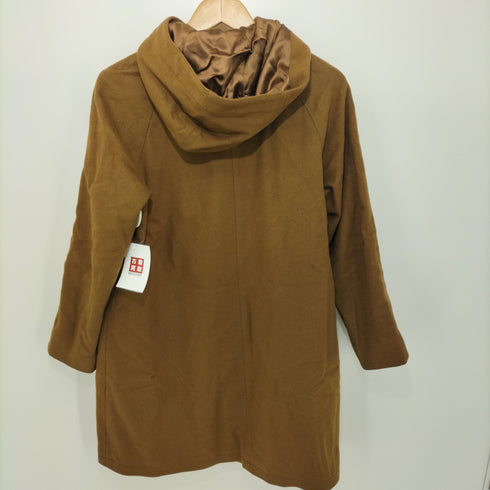 マッキントッシュ Mackintosh 比翼ボタン フーデットウールコート レディース XS
