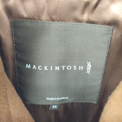 マッキントッシュ Mackintosh 比翼ボタン フーデットウールコート レディース XS