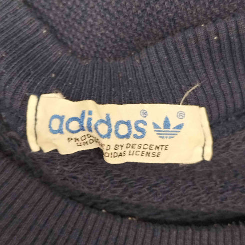 アディダスオリジナルス adidas Originals 80S デサント製 フロントロゴ刺繍スウェット メンズ import:L