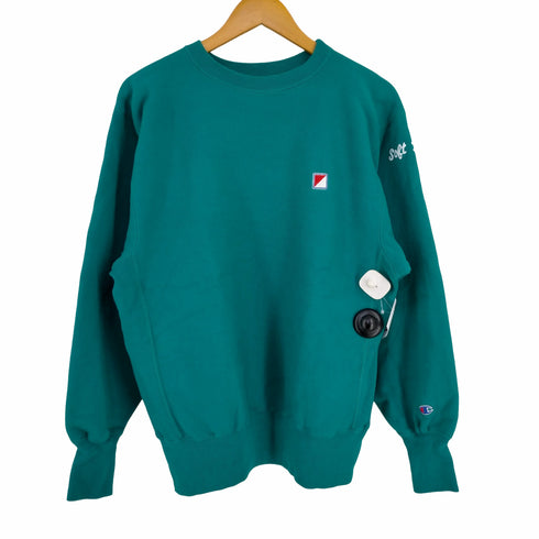 チャンピオン Champion USA製 REVERSE WAVE トリコタグ ボックスロゴ SOLT JOUCH クルーネックスウェット メンズ import:L