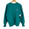 チャンピオン Champion USA製 REVERSE WAVE トリコタグ ボックスロゴ SOLT JOUCH クルーネックスウェット メンズ import:L