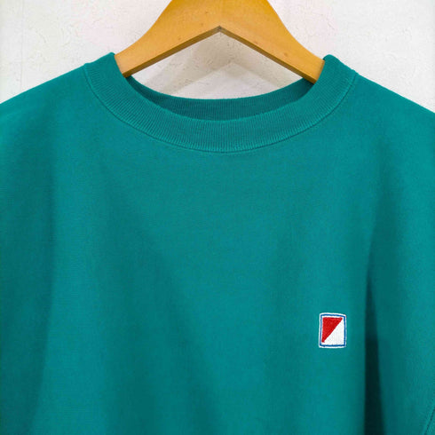 チャンピオン Champion USA製 REVERSE WAVE トリコタグ ボックスロゴ SOLT JOUCH クルーネックスウェット メンズ import:L