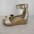 アグ UGG Zoe II Metallic ゾー ゴールドウェッジサンダル レディース JPN:23.5