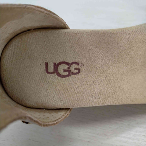 アグ UGG Zoe II Metallic ゾー ゴールドウェッジサンダル レディース JPN:23.5