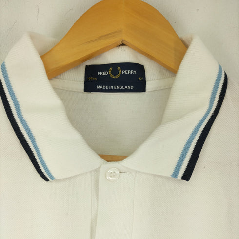 フレッドペリー FRED PERRY 胸元ワンポイント刺繍 S/S ポロシャツ メンズ FR:42