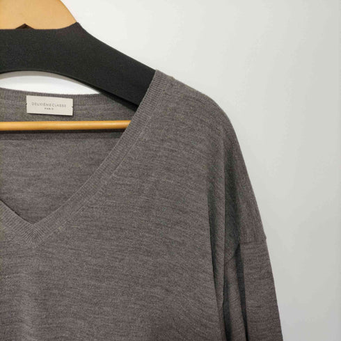 ドゥーズィエムクラス DEUXIEME CLASSE 17AW SKINSTRETCH V プルオーバー ニット セーター カットソー Vネック レディース