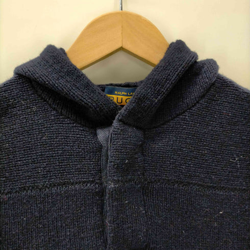 ラグビーラルフローレン Rugby Ralph Lauren エルボーパッチ ウール フーディニット メンズ import:XS