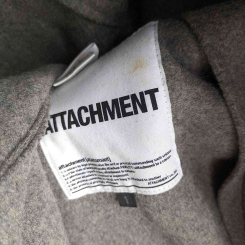 アタッチメント ATTACHMENT ヘビー メルトン ショート ダッフル コート メンズ JPN:1