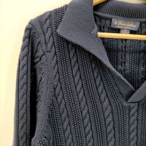 ブルックスブラザーズ BROOKS BROTHERS SUPIMA COTTON ケーブルニット メンズ import:XS