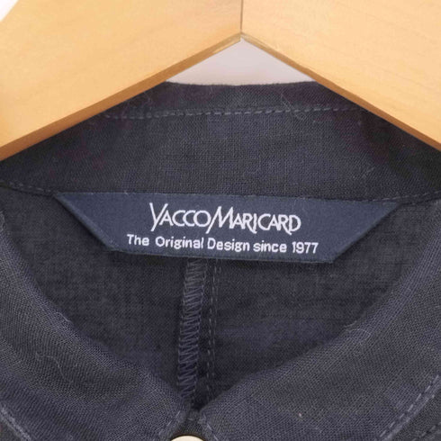 ヤッコマリカルド YACCO MARICARD バラ刺繍 リネンコットンシアーシャツ レディース JPN:0