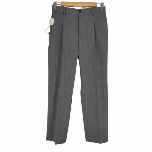 ユナイテッドアローズグリーンレーベルリラクシング UNITED ARROWS green label relaxing TWPU ホームスパン 1プリーツ スラックス メンズ JPN:XS