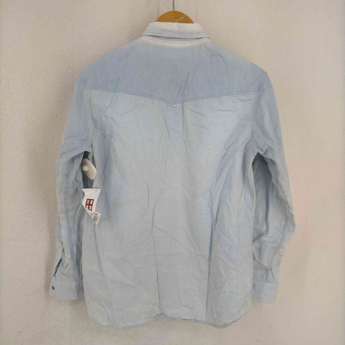 ラッドミュージシャン LAD MUSICIAN ブリーチ加工ウエスタンシャツ レディース JPN:42