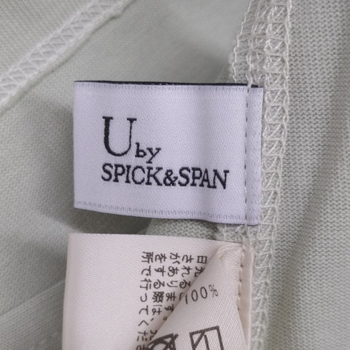 ユーバイスピックアンドスパン U by SPICK&SPAN L/S バックオープンデザイントップス レディース JPN:38