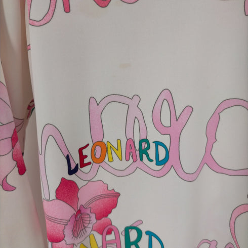 レオナールスポーツ LEONARD SPORT フラワープリント ストレッチカットソー レディース JPN:40