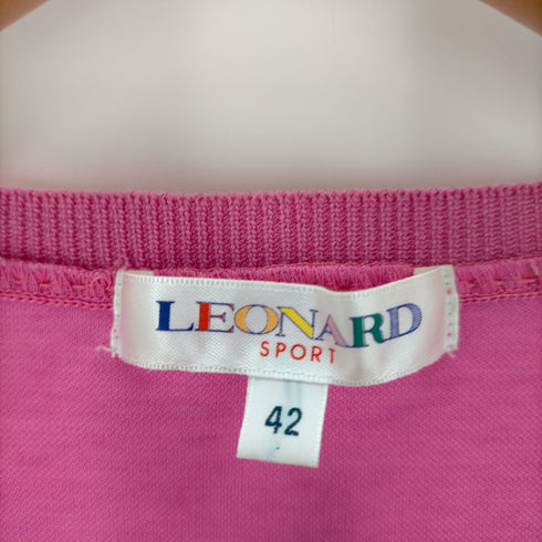 レオナールスポーツ LEONARD SPORT プリントカーディガン レディース 42