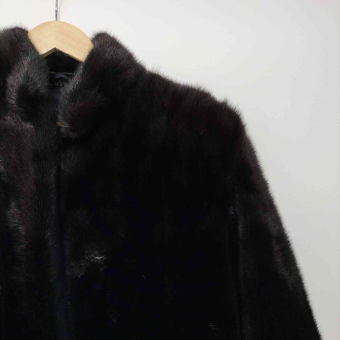 サガミンク SAGA MINK 金サガ 毛皮 コート ミンクファー ハーフコート レディース