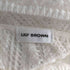 リリーブラウン Lily Brown 22AW モヘアクロシェニットワンピース ロング 長袖 ハイネック ウール混 モヘヤ混 F アイボリー レディース FREE