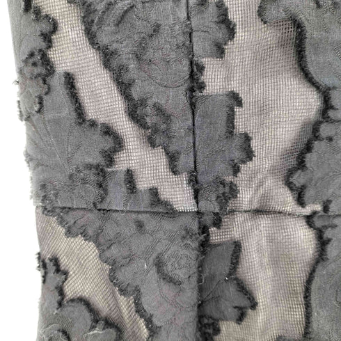 フォクシー FOXEY FOXEY BOUTIQUE BAROQUE ドレス ワンピース ひざ丈 ノースリーブ シルク混 ビジューベルト付き レディース JPN:38