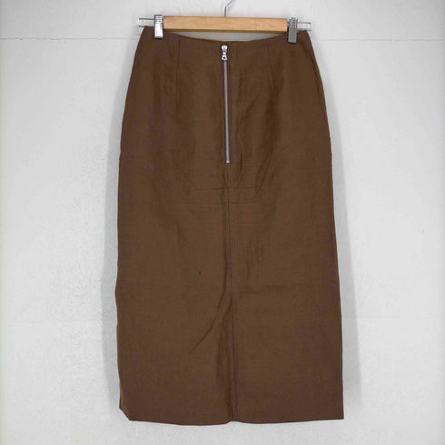 オーラリー AURALEE LINEN GABARDINE SLIT SKIRT レディース JPN:0