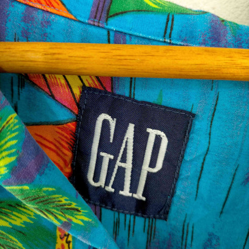 ギャップ Gap 90-00s OLD GAP レーヨンアロハシャツ メンズ