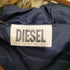 ディーゼル DIESEL ダウンコート ロング ジップアップ ロゴプレート フード フェイクファー レディース