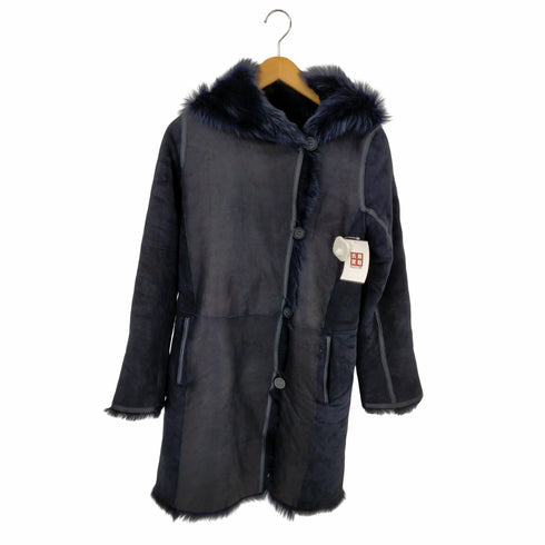 イヴサロモン YVES SALOMON 羊革 ムートンレザーコート レディース 1